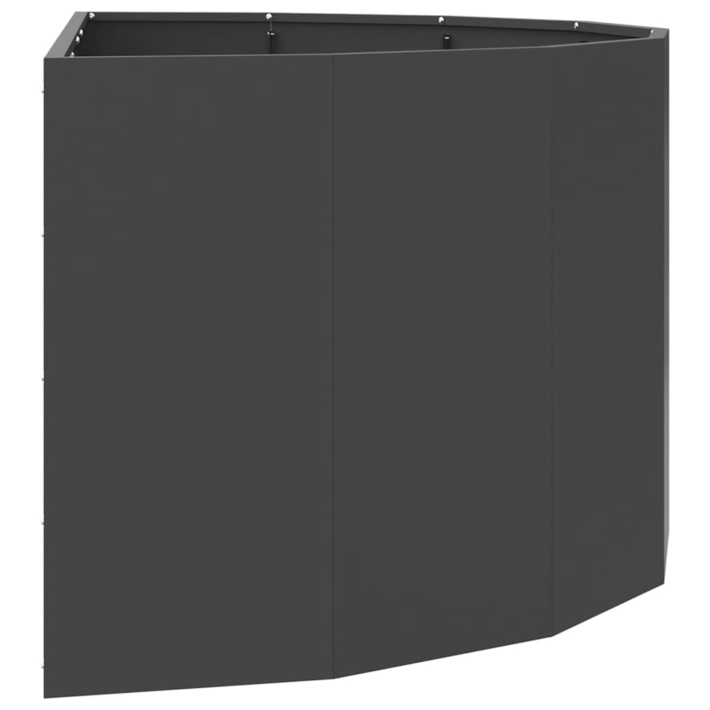 Jardinera Negro 120 X 60 X 50 Cm Acero_5