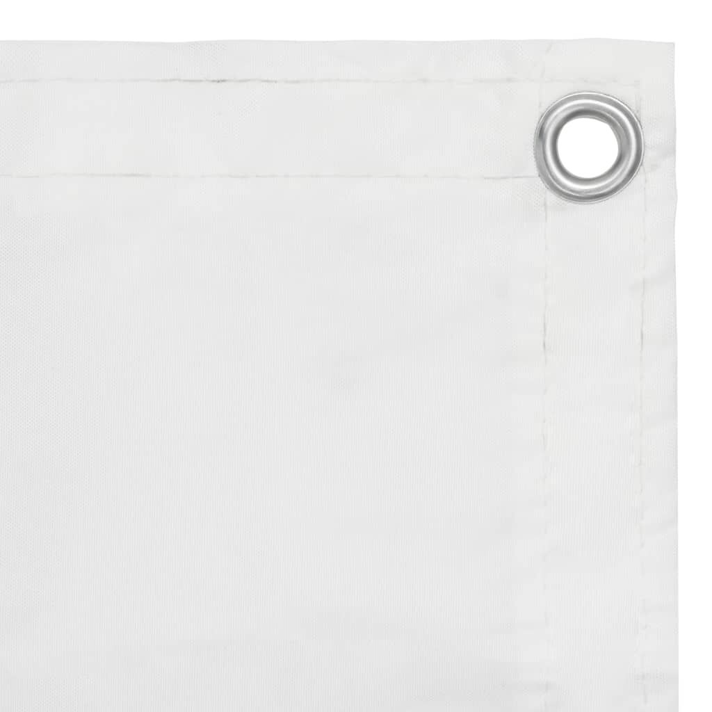 Vidaxl Toldo Para Balcón Tela Oxford Blanco 75x300 Cm_1