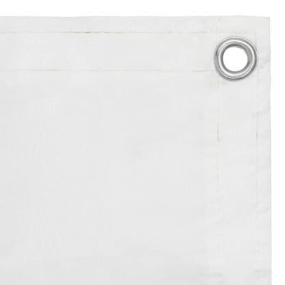 Vidaxl Toldo Para Balcón Tela Oxford Blanco 75x300 Cm_1