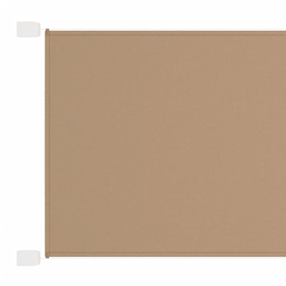 Vidaxl Toldo Vertical Tela Oxford Gris Taupé 60x1200 Cm_0