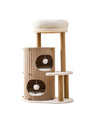Árbol Para Gatos Horizonte, 3 Alturas, Madera Y Sisal