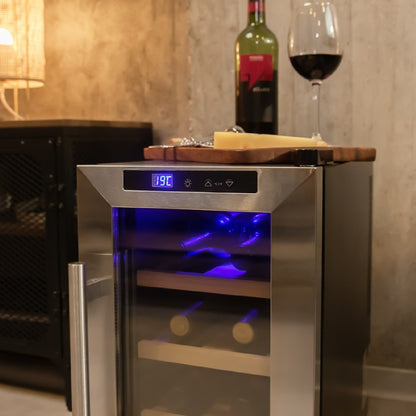 Vinoteca De 8 Botellas Bolero Grandsommelier 820 Coolwood. 23 Litros, Sistema Termoeléctrico De Enfriamiento, Alto Rendimiento, Temperatura Regulabl_4