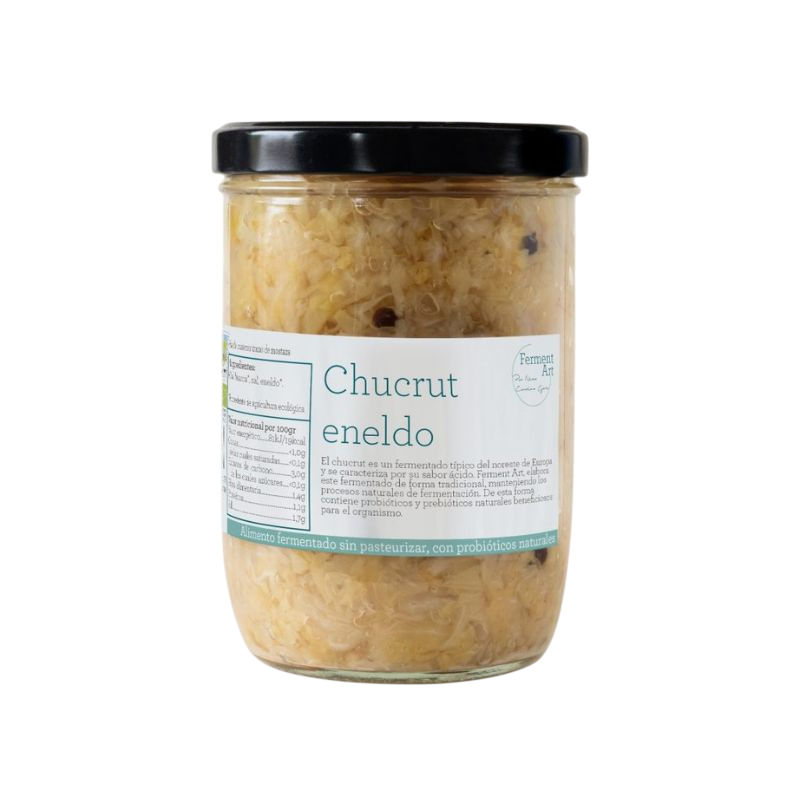 Chucrut De Eneldo Eco Sin Pasteurizar Ferment Art 750 Gr_0