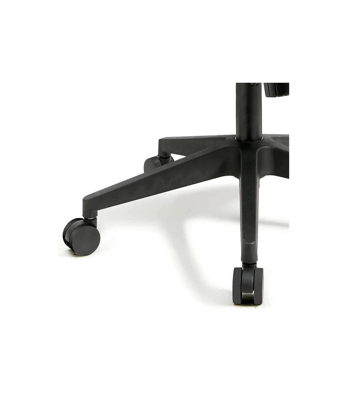 Silla Despacho Giratoria Elevable Acabado Negro 60 Cm(ancho) 113-123 Cm(altura) 61cm(fondo)_2