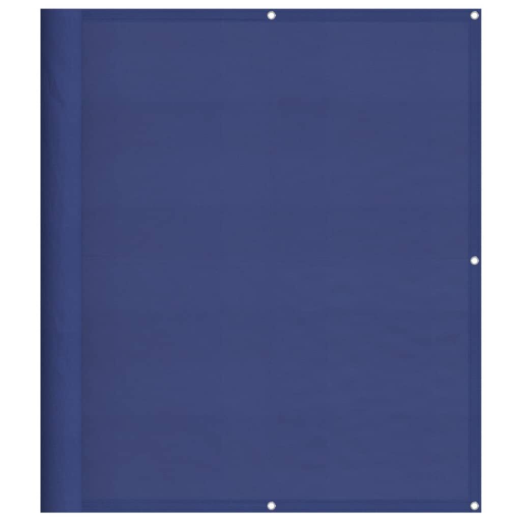 Vidaxl Pantalla De Balcón 100% Poliéster Oxford Azul 120x800 Cm_0