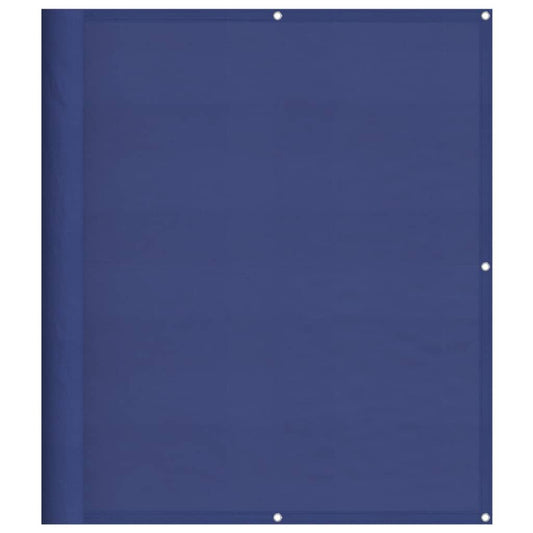 Vidaxl Pantalla De Balcón 100% Poliéster Oxford Azul 120x800 Cm_0