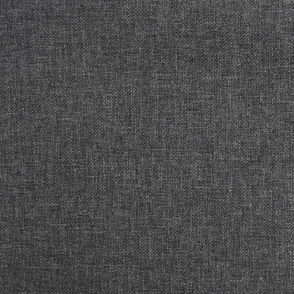 Taburete De Cocina Giratorio Tela Gris Oscuro_5