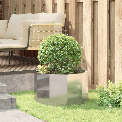Jardinera Plateado 60 X 60 X 35 Cm Acero Inoxidable_3