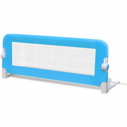 Barandilla De Seguridad Cama De Niño 2 Uds Azul 102x42 Cm_2