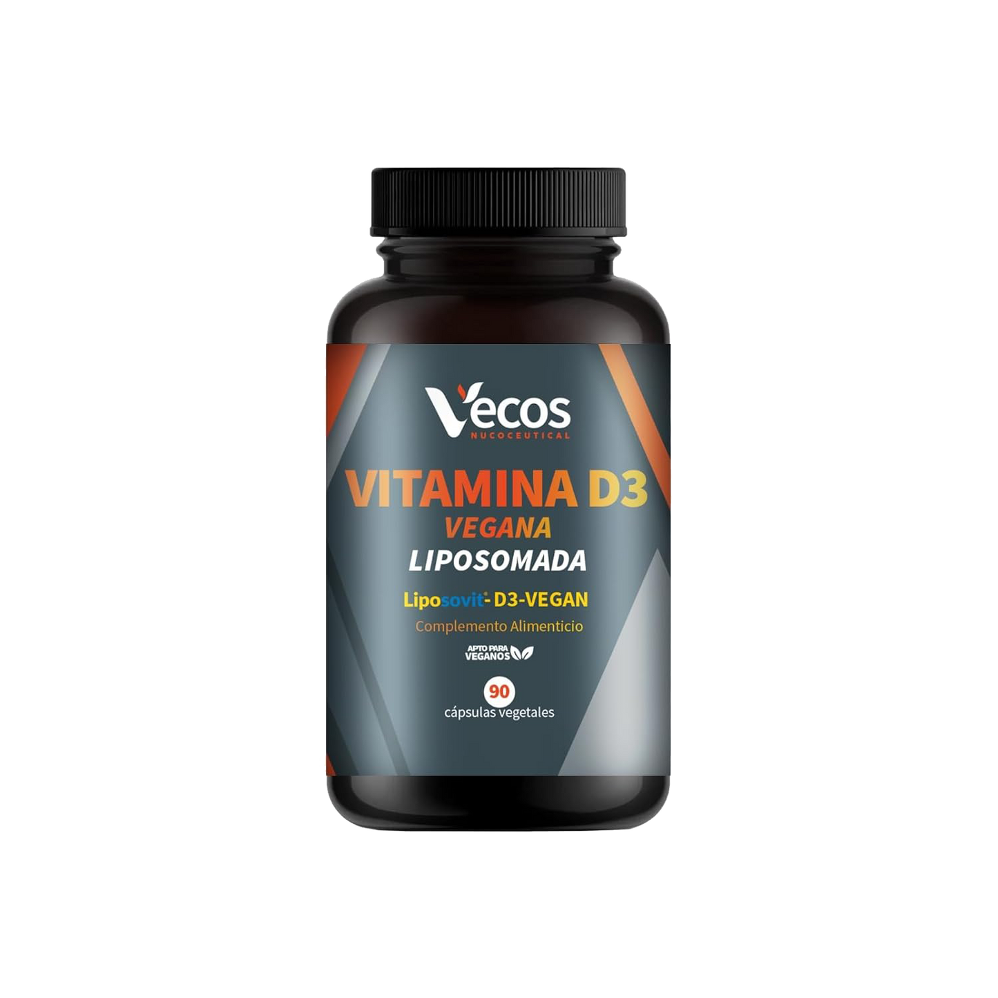 Vitamina D3 Vegana Liposovit® Vecos 90 Cápsulas | Salud Ósea E Inmune | 2000 Ui Por Cápsula_0