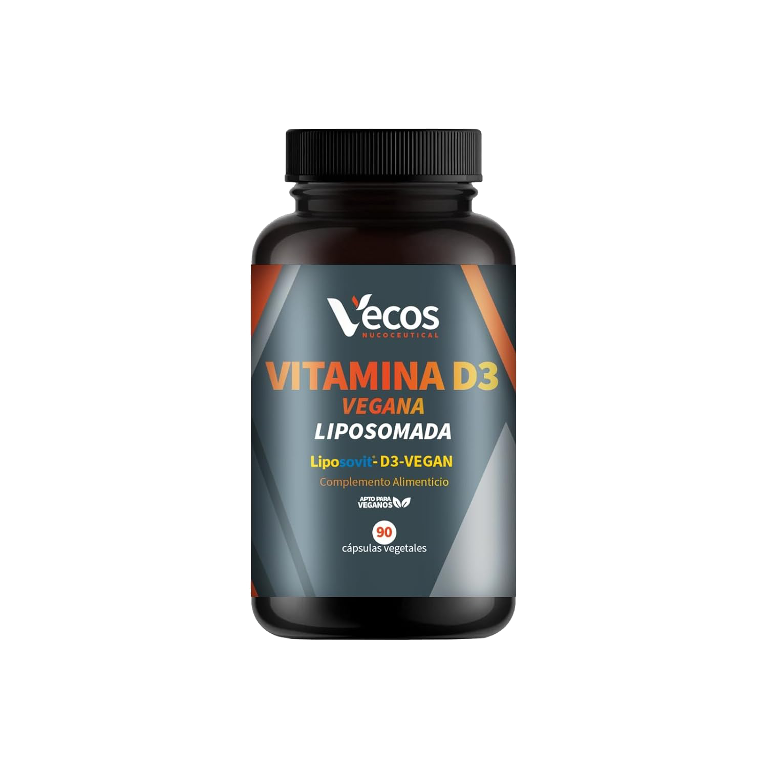 Vitamina D3 Vegana Liposovit® Vecos 90 Cápsulas | Salud Ósea E Inmune | 2000 Ui Por Cápsula_0