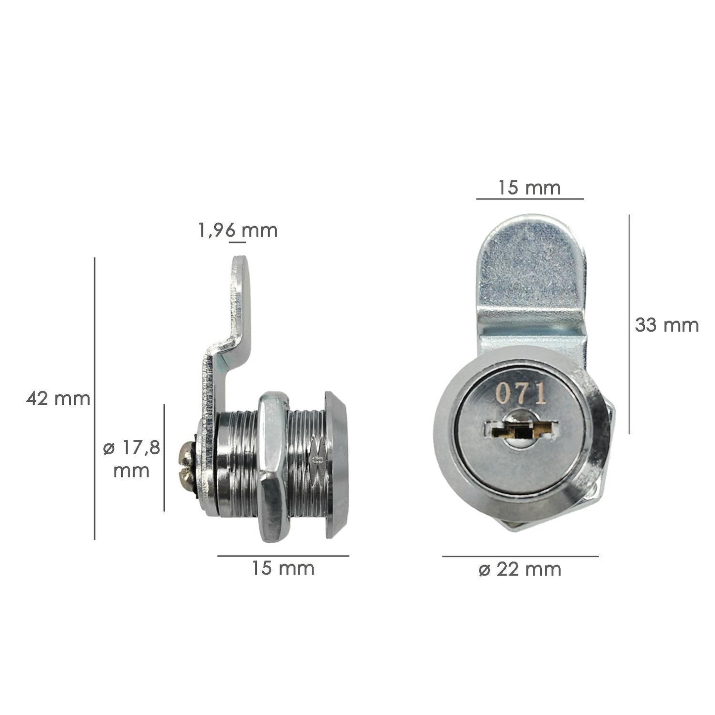 Cerradura Recambio Para Buzon House_1