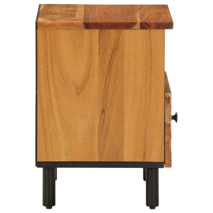 Mesitas De Noche 2 Uds Madera Maciza De Acacia 40x33x46 Cm_4