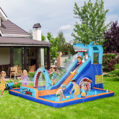 Outsunny Castillo Hinchable Infantil 6 En 1 Con Tobogán 440x350x240 Cm Multi_1