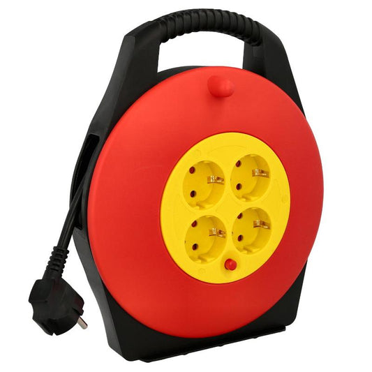 Extensible Domestico Wolfpack 10 Metros.seccion 3 X 1.5 Mm2.  Alargadera Cable, Extensor Cable, Enrollacable