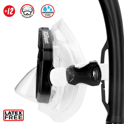 Aqua Sport Set Gafas De Buceo Adulto C/tubo Y Aletas T.38-42_2