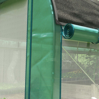 Outsunny Invernadero De Exterior 4,5x2x2 M Con Paredes Laterales Enrollables_4