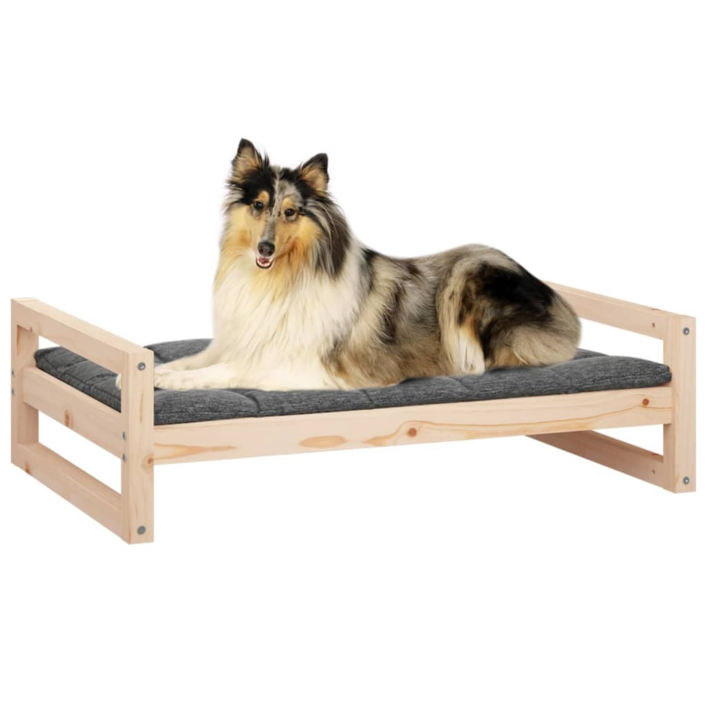 Vidaxl Cama Para Perros Madera Maciza De Pino 95,5x65,5x28 Cm_3