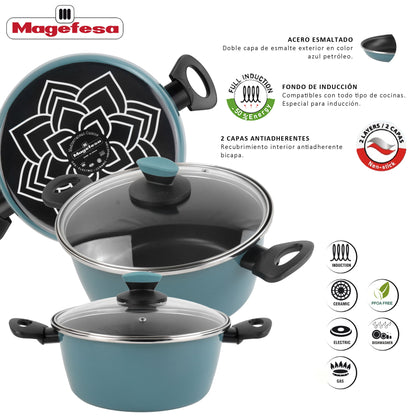 Cacerola lotus Ø20cm Con Tapa De Vidrio_3