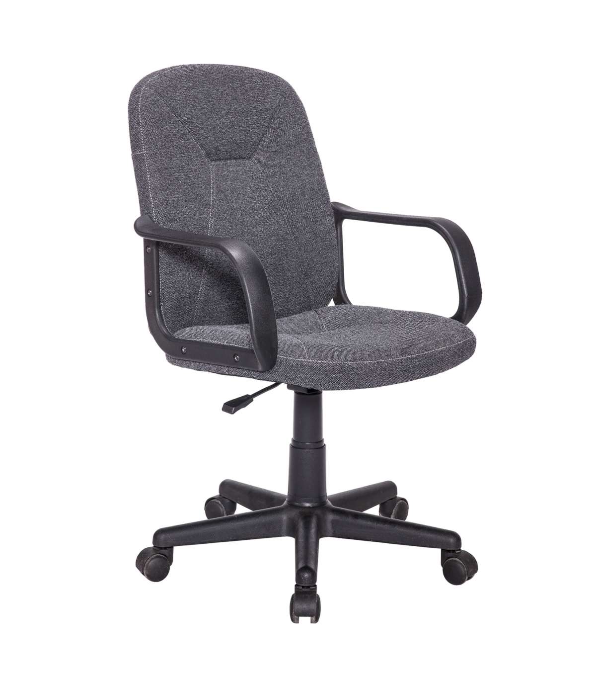Sillón Giratorio Genesis En Tejido Gris Marengo, 100/110cm(alto) 62cm(ancho) 62cm(largo)_0