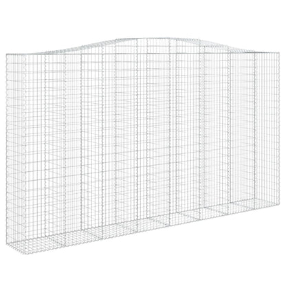 Cestas De Gaviones 3 Uds Forma De Arco Hierro 400x50x220/240 Cm_2
