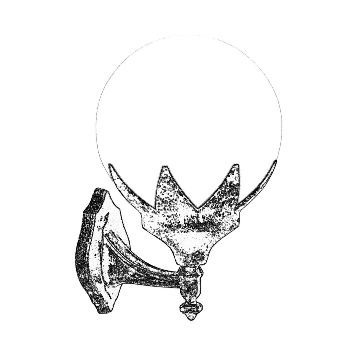 Aplique De Pared Para Exterior, Abs , Marrón, 29x25x38, Casquillo E 27 Max 60 W_1