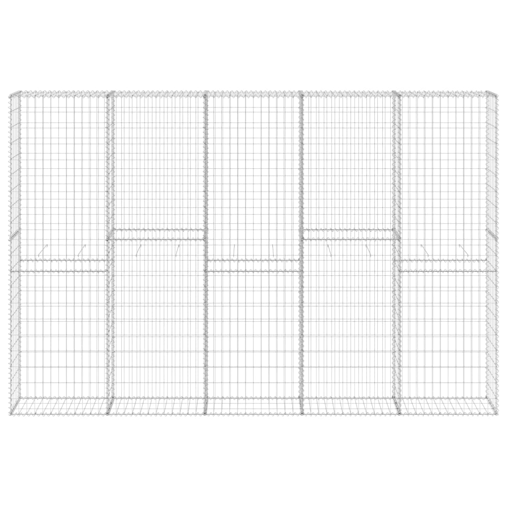 Muro De Gaviones Con Cubiertas Acero Galvanizado 300x30x200 Cm / Vetonek_3