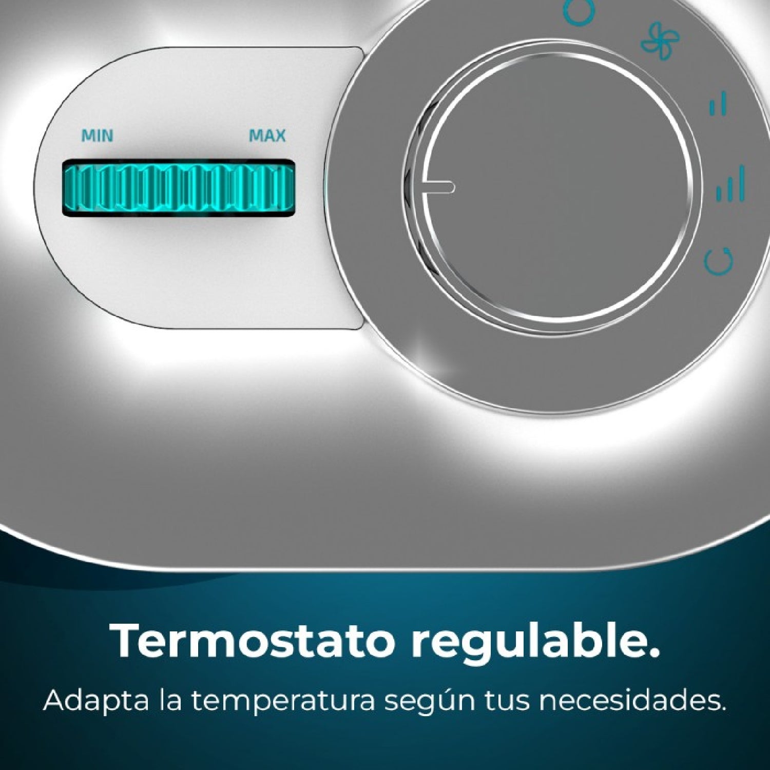 Cecotec Calefactor Cerámico De Sobremesa Readywarm 1550 Max Ceramic Rotate White_1
