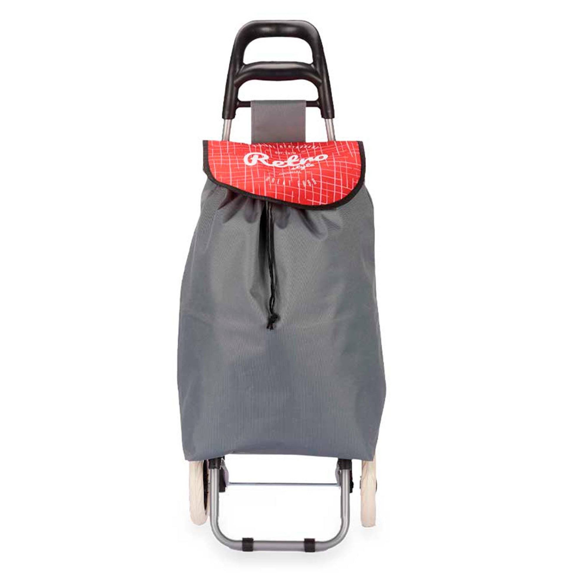 Carro De Compra 2 Ruedas Retro Kinvara – Estilo Vintage Para Tus Compras_2