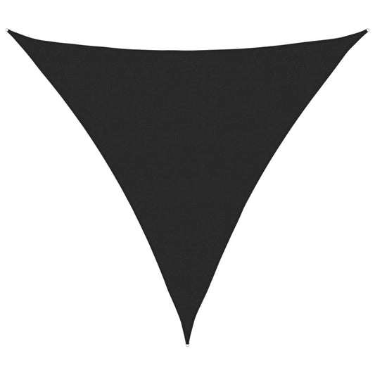 Vidaxl Toldo De Vela Negro Hdpe 160 G/m² 3,6x3,6x3,6 M_0