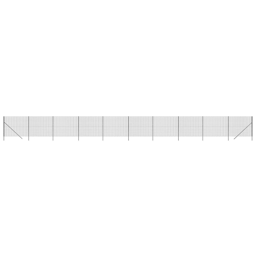 Cerca De Alambre De Acero Galvanizado Gris Antracita 1,6x25 M / Vetonek_1