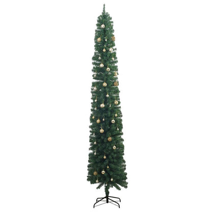 Vidaxl Árbol De Navidad Estrecho Con 300 Led Y Bolas 300 Cm_3