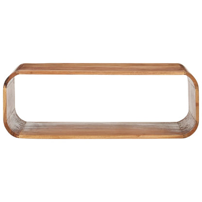 Mesa De Centro De Madera Maciza De Acacia 90x50x30 Cm_0