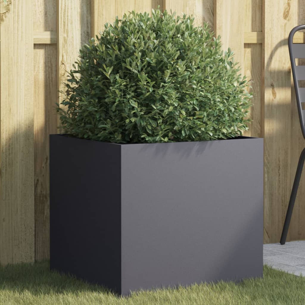 Jardinera Acero Gris Antracita 49x47x46 Cm_1