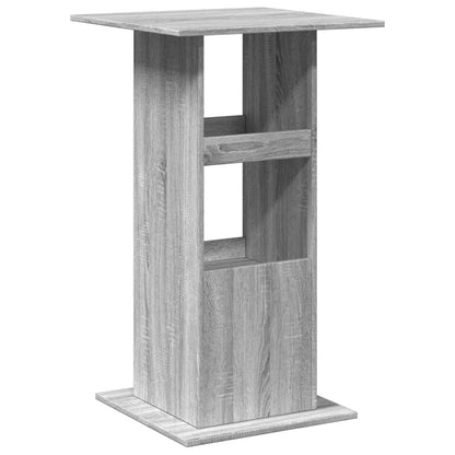 Mesa Alta Bar Con Almacenaje Madera Gris Sonoma 60x60x102 Cm_4