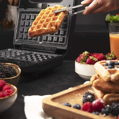 Sandwichera Rock´ntoast 3in1. 800 W, Capacidad Para 2 Sándwiches, Acabados En Acero Inoxidable, 3 Placa Intercambiables Con Revestimiento De Piedra_1