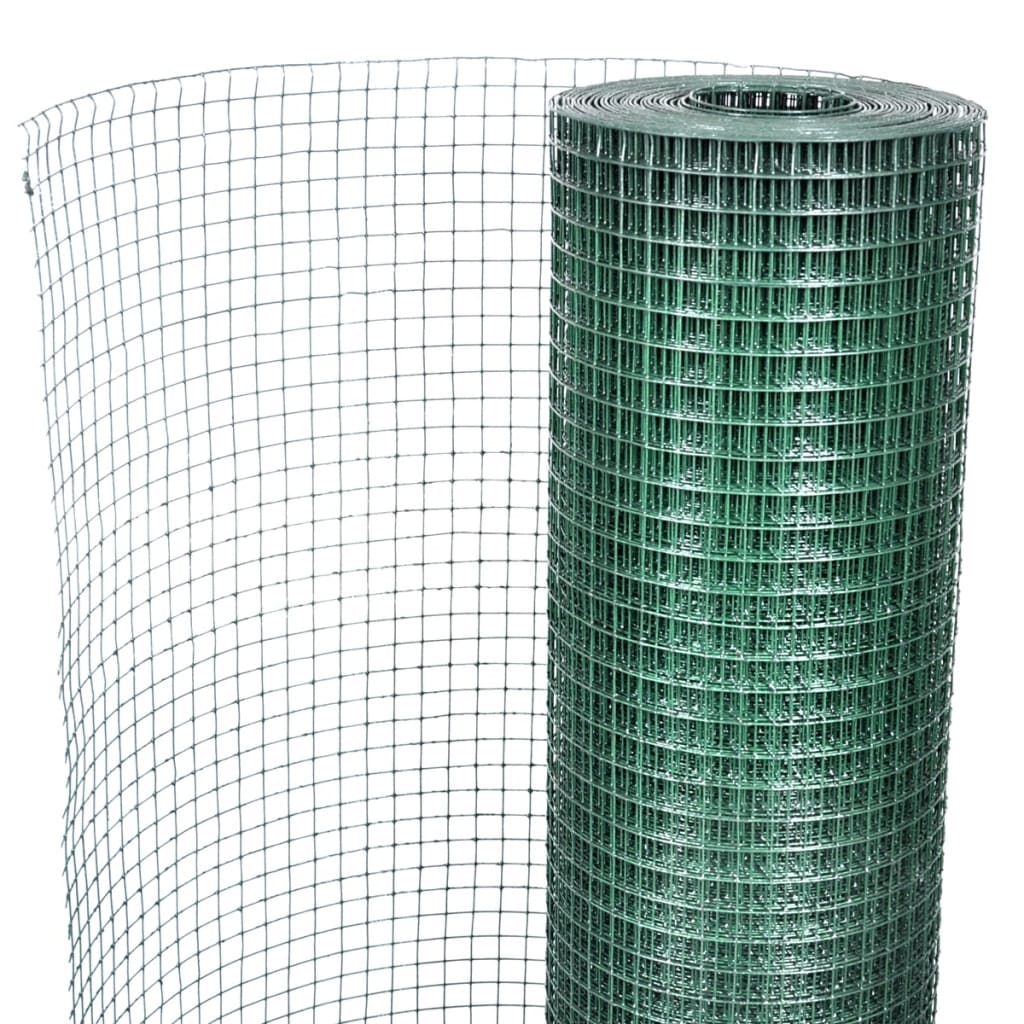 Alambrada Gallinero Galvanizada Recubrimiento Pvc Verde 25x1 M / Vetonek_1