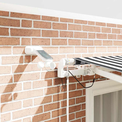 Toldo Retráctil Automático Luz Led Antracita Blanco 300x250 Cm_3