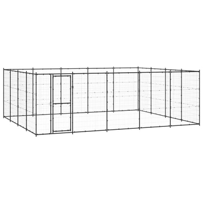 Vidaxl Perrera De Exterior De Acero 24,2 M²_0