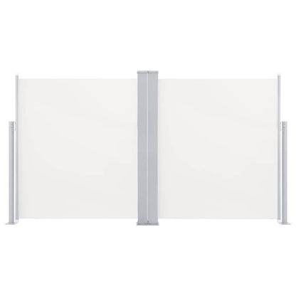 Vidaxl Toldo Lateral Doble Retráctil De Jardín Color Crema 170x600 Cm_0