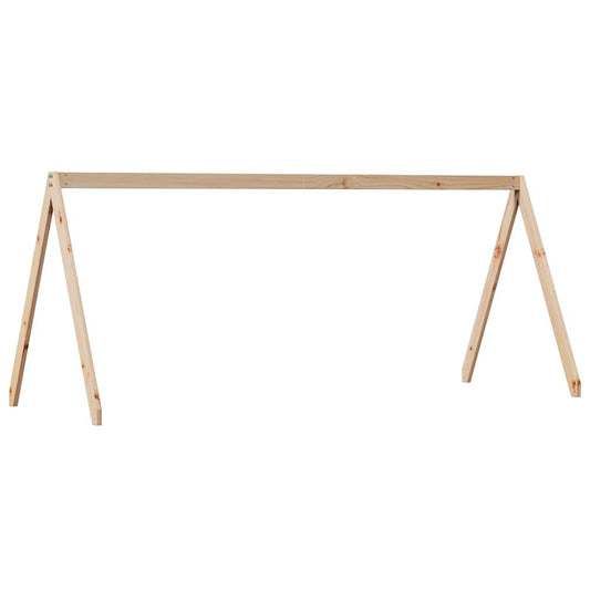 Techo De Cama Infantil Madera Maciza Pino 209x85,5x88 Cm_0