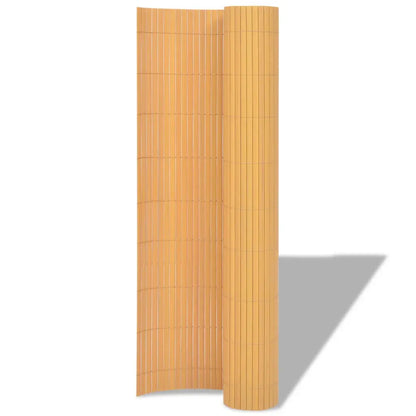 Valla De Jardín De Doble Cara Pvc Amarilla 90x500 Cm / Vetonek_4