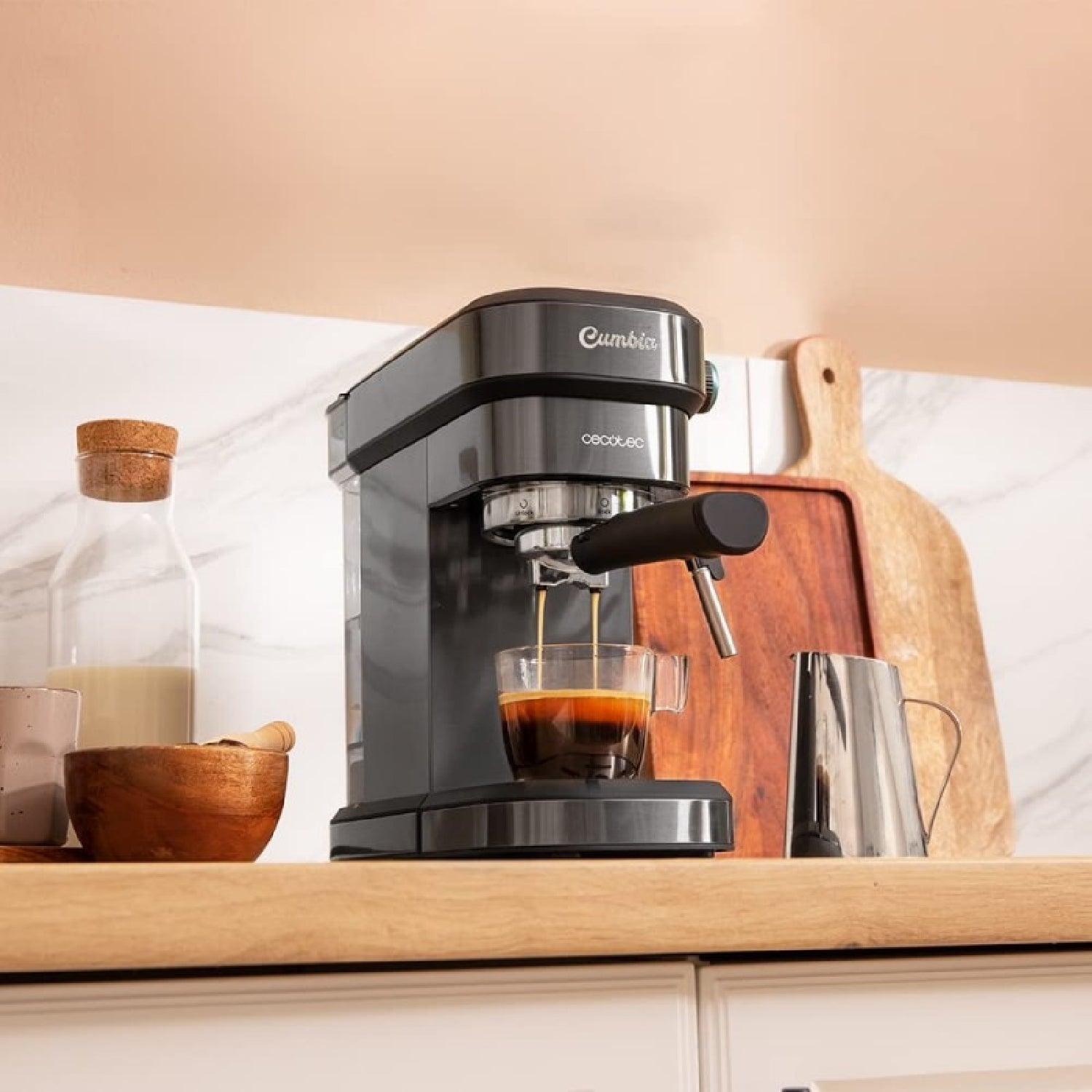 Cecotec Cafetera Express Cafetera Espresso Cafelizzia 890 Grey_1