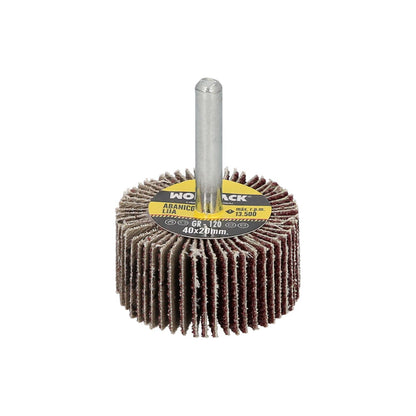 Abanico Lija Grano 120 Medida Ø 40 X 20 Mm. Disco Abrasivo Laminas, Ruedas Mil Hojas, Ruedas Abrasivas,lijado,desbaste,pulir