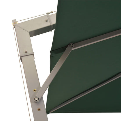 Vidaxl Sombrilla Colgante Con Palo De Aluminio Verde 300x300 Cm_4