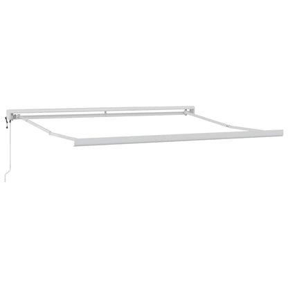 Toldo Retráctil Aluminio Y Tela Gris Antracita Y Blanco 3x2,5 M_4