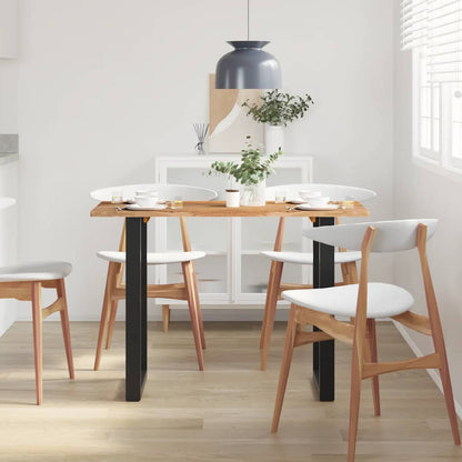 Mesa De Comedor Madera Maciza De Acacia 110x50x76 Cm_1