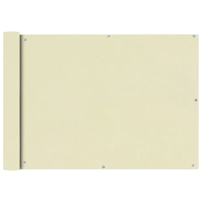 Vidaxl Toldo Para Balcón Tela Oxford 75x400 Cm Crema_0