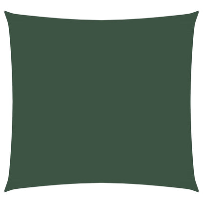 Vidaxl Toldo De Vela Cuadrado Tela Oxford Verde Oscuro 4,5x4,5 M_0