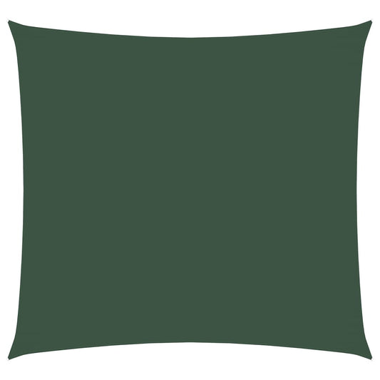 Vidaxl Toldo De Vela Cuadrado Tela Oxford Verde Oscuro 4,5x4,5 M_0